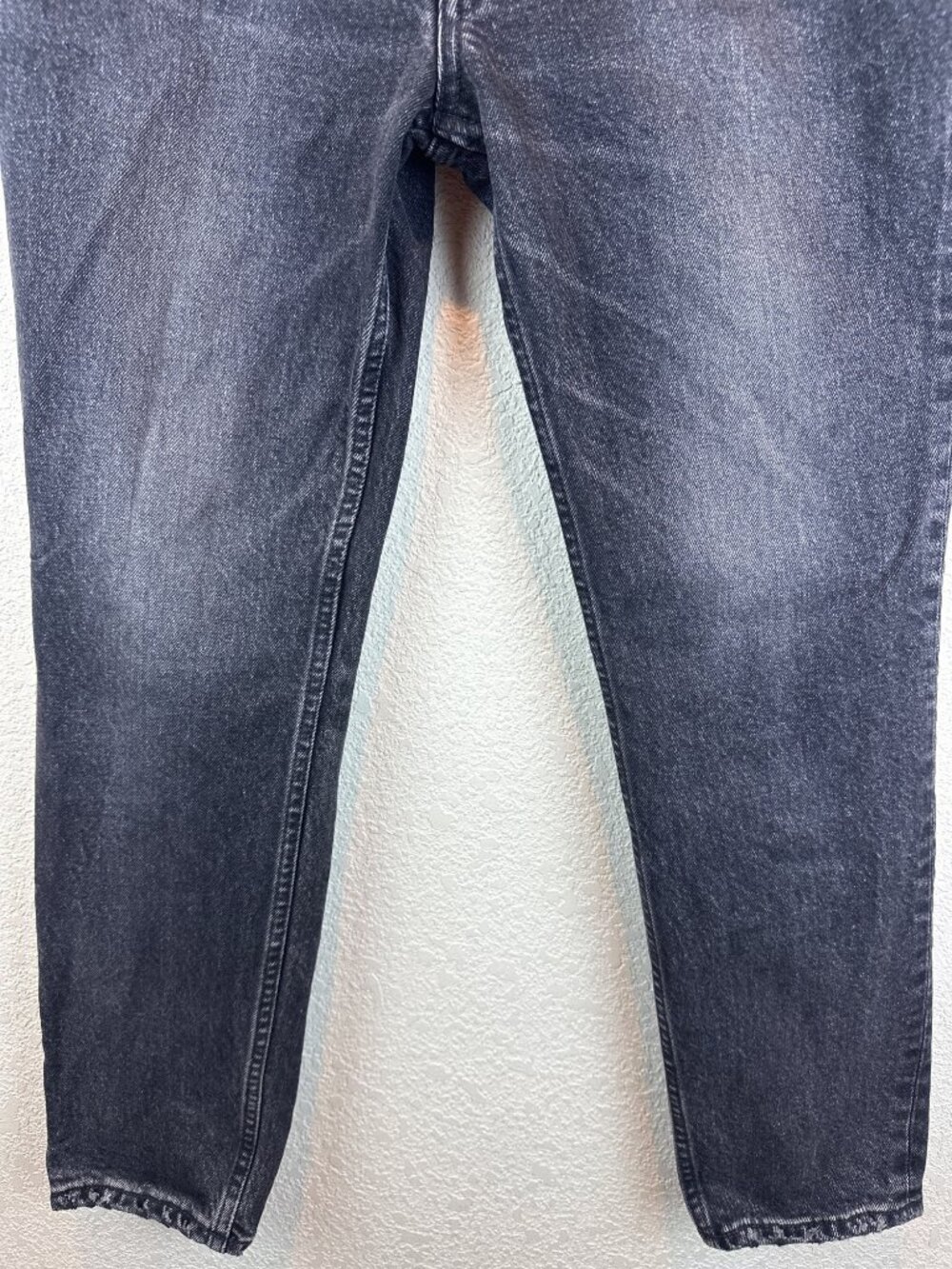 MOUSSY Black Wash Straight Leg Jeans Size 26 Made in Japan Denim Minimalist - Picture 6 of 12